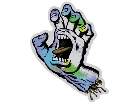 Holo Screaming Hand Sticker on Sale