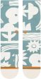 STANCE SOCKS SUN DIALED TEAL LARGE Fashion