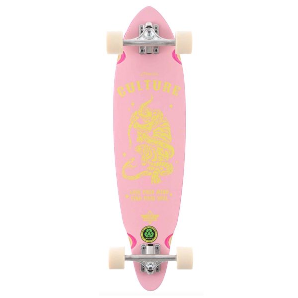 DUSTERS CULTURE 33  LONGBOARD PINK YELLOW Sale