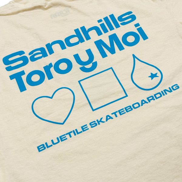 TORO Y MOI X BLUETILE  SANDHILLS  TEE IVORY Supply