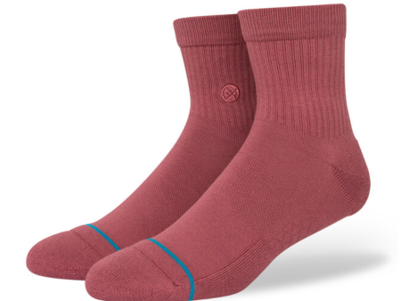 STANCE SOCKS QUARTER BLACK REBEL ROSE MEDIUM Supply