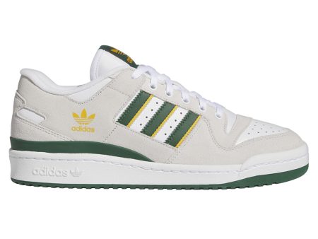 ADIDAS FORUM 84 LOW ADV WHITE   DARK GREEN   YELLOW Online