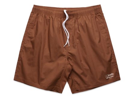 BLUETILE SURPLUS V2 BEACH SHORT CLAY Online Hot Sale