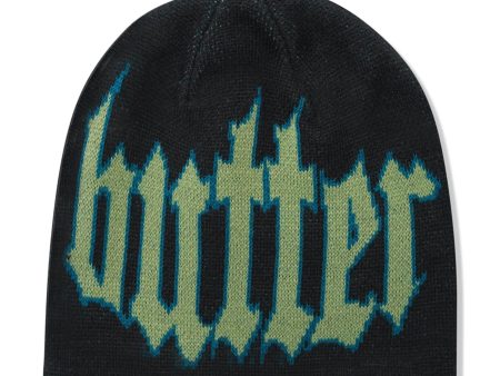 BUTTER GOODS CROP BEANIE BLACK Cheap