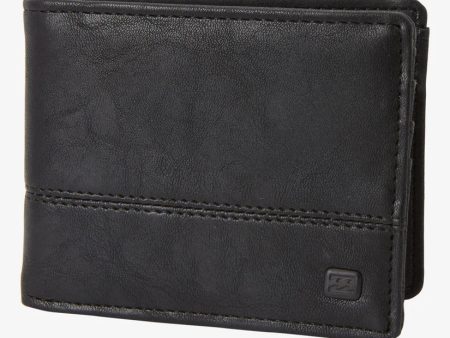 Dimension Faux Leather Bi-Fold Wallet For Cheap