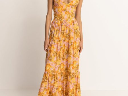 Mahana Floral Tiered Maxi Dress Online Sale