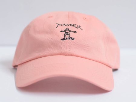 THRASHER GONZ DAD HAT PINK Cheap