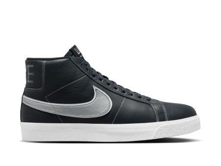 NIKE SB BLAZER MID X MASON SILVA BLACKED BLUE   WOLF GREY Sale