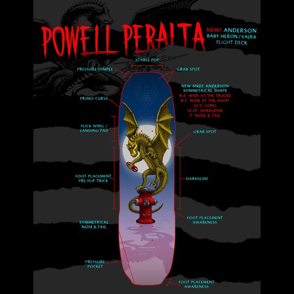 POWELL PERALTA FLIGHT ANDY ANDERSON BABY HERON Hot on Sale