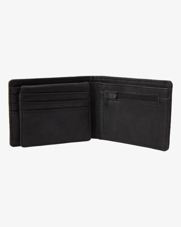 Dimension Faux Leather Bi-Fold Wallet For Cheap