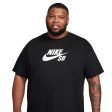 NIKE SB LOGO SKATE TEE BLACK Supply