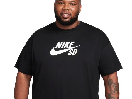 NIKE SB LOGO SKATE TEE BLACK Supply