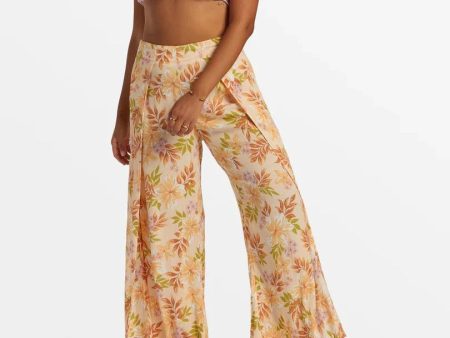 Split Spirit Floral Pants Cheap