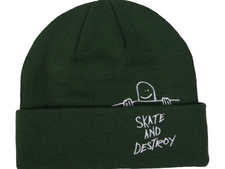 THRASHER GONZ SAD BEANIE FOREST GREEN Online Hot Sale