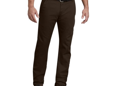 DICKIES REGULAR FIT DUCK CARPENTER PANT CHOCOLATE BROWN Online now