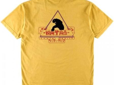 SMA NATAS 1ST DECK POCKET T-SHIRT YELLOW Cheap