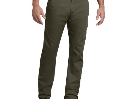 DICKIES REGULAR FIT DUCK CARPENTER PANT MILITARY GREEN Online Sale