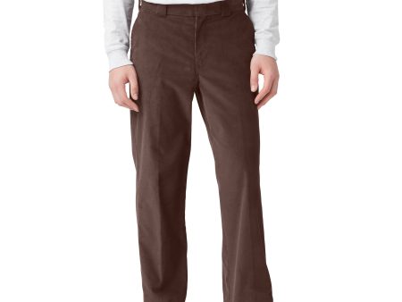 DICKIES REGULAR FIT CORDUROY PANT CHOCOLATE BROWN For Sale