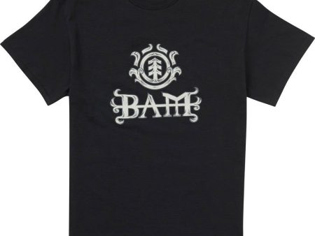 ELEMENT BAM SHORT SLEEVE T-SHIRT BLACK Hot on Sale