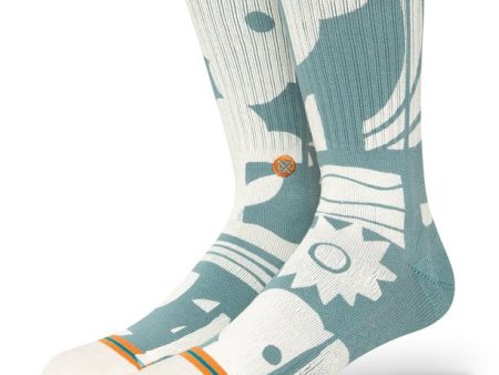 STANCE SOCKS SUN DIALED TEAL LARGE Fashion