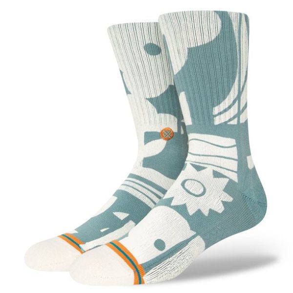 STANCE SOCKS SUN DIALED TEAL LARGE Fashion