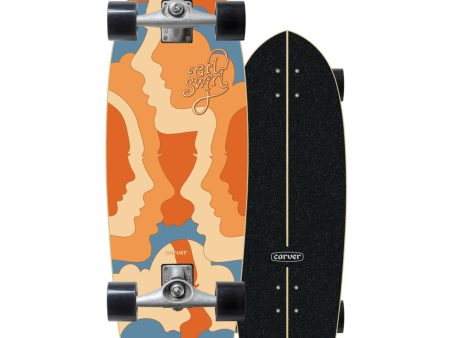 29.5  GRLSWIRL Silhouette CX Surfskate For Sale