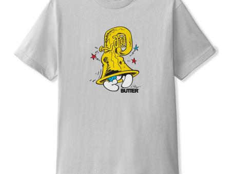 BUTTER GOODS X THE SMURFS HARMONY TEE CEMENT Online Sale