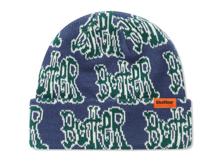 BUTTER GOODS TOUR BEANIE NAVY Online Hot Sale