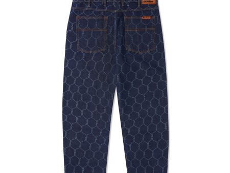 BUTTER GOODS CHAIN LINK DENIM JEANS DARK INDIGO Fashion