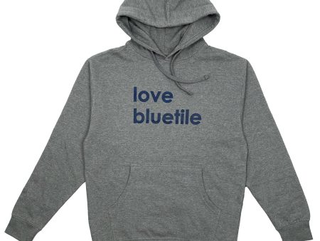 BLUETILE LOVE BLUETILE HOODIE GREY Hot on Sale