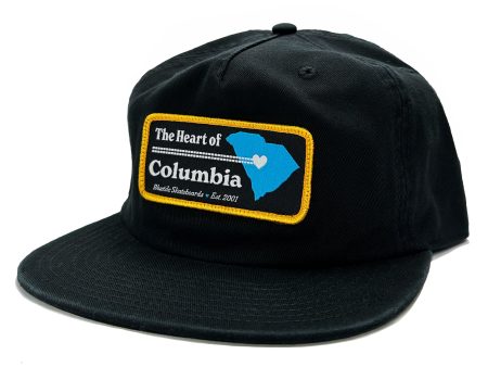 BLUETILE HEART OF COLUMBIA PATCH HAT BLACK Online Hot Sale