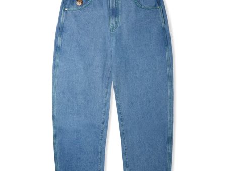 BUTTER GOODS SANTOSUOSSO DENIM PANT WASHED INDIGO on Sale