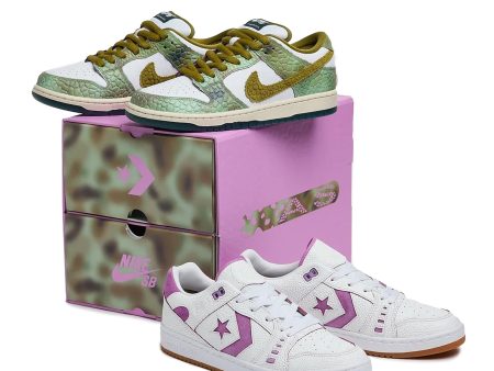 *Raffle Winner* NIKE SB X CONVERSE CONS  CHAMELEON  DOUBLE BOX Cheap