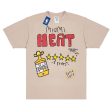 A.S.S. X SHAKA WEAR X NBA HEAT TEE OATMEAL Sale