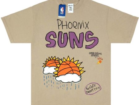 A.S.S. X SHAKA WEAR X NBA SUNS TEE OATMEAL Hot on Sale