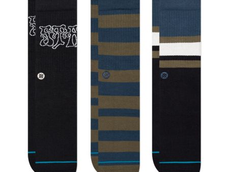 STANCE SOCKS BOOSTER 3 PACK BLACK LARGE Discount