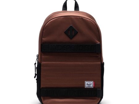 HERSCHEL X INDEPENDENT FLEET BACKPACK SADDLE BROWN BLACK Online now