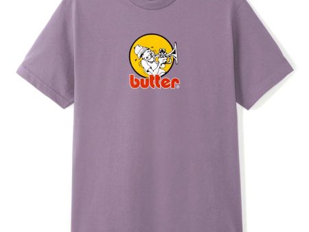 BUTTER GOODS BRASS TEE WASHED BERRY Fashion