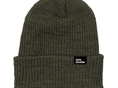 BLUETILE LOVE ALWAYS KNIT BEANIE OLIVE For Cheap