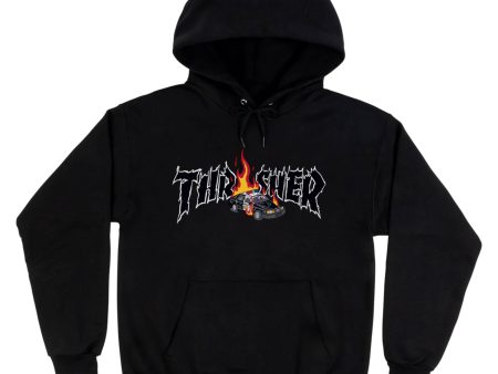 THRASHER COP CAR HOODIE BLACK For Discount