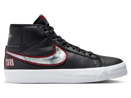 NIKE SB BLAZER MID PRO GT BLACK   METALLIC SILVER Supply