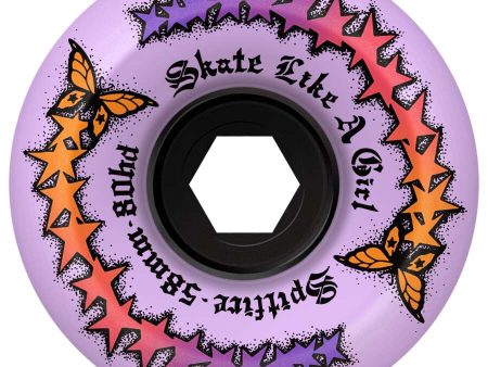 SPITFIRE 80HD SKATE LIKE A GIRL CONICAL FULL 58MM Fashion