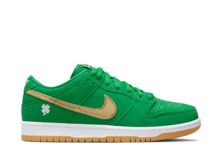 NIKE SB DUNK LOW PRO LUCKY GREEN   METALLIC GOLD Cheap