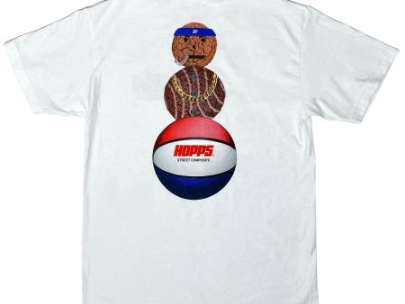 HOPPS X QUARTER SNACKS SNACKMAN TEE WHITE on Sale