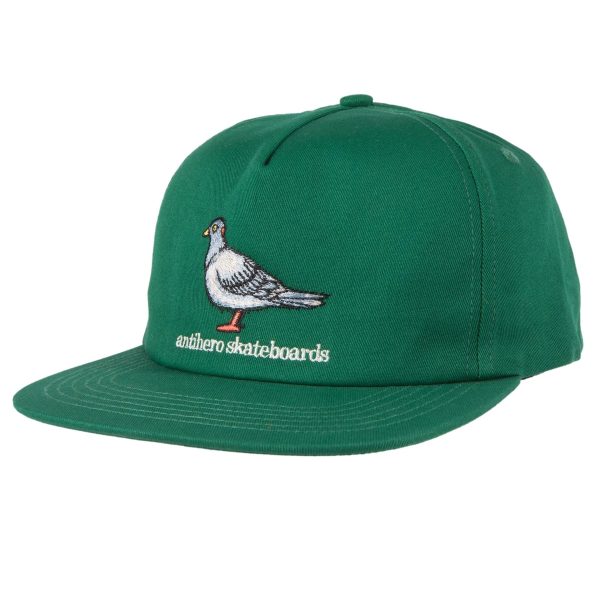 ANTI HERO LIL PIGEON SNAPBACK HAT DARK GREEN For Sale