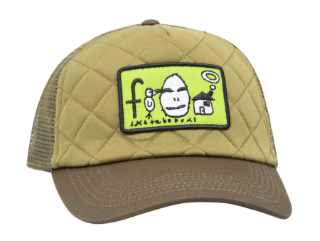 FROG HOME SWEET EGG HAT OLIVE Cheap