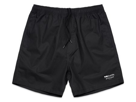 BLUETILE SURPLUS V3 BEACH SHORT BLACK For Sale