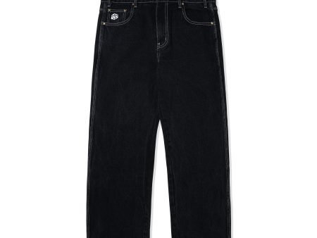 BUTTER GOODS DICE DENIM PANT BLACK Sale