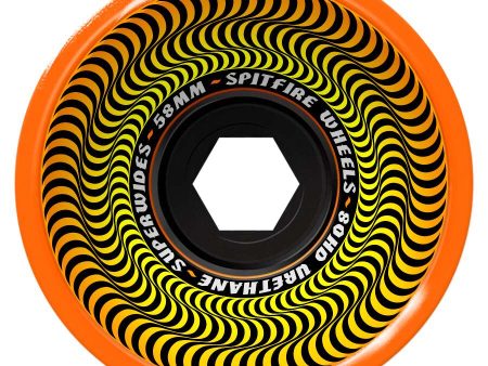 SPITFIRE 80HD SUPERWIDES 58MM ORANGE Hot on Sale