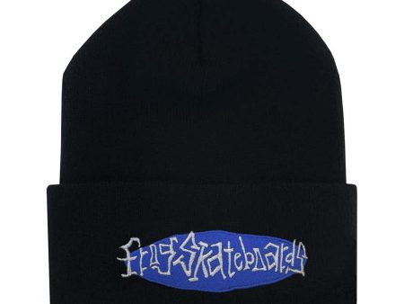 FROG OVAL LOGO BEANIE BLACK on Sale